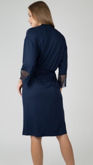 sku: С4919Л | Brand: Rose&Petal  | Size: Small Medium Large XLarge XXLarge 3XL 4XL  | Colors: Синий  | Бренды Rose&Petal | Домашняя одежда Халаты | Title: Халат HOMEWEAR ECLIPSE