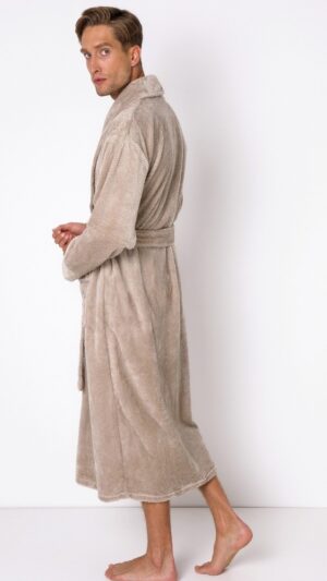 sku: KEVIN BROWN | Brand: Aruelle  | Size: Medium Large XLarge XXLarge  | Colors: Латте  | Бренды Aruelle | Мужская домашняя одежда Халаты | Title: Халат KEVIN