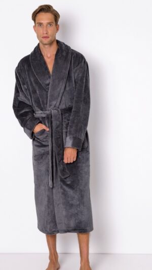 sku: KEVIN DARK GREY | Brand: Aruelle  | Size: Medium Large XLarge XXLarge  | Colors: Графит  | Бренды Aruelle | Домашняя одежда Халаты | Мужская домашняя одежда Халаты | Title: Халат KEVIN