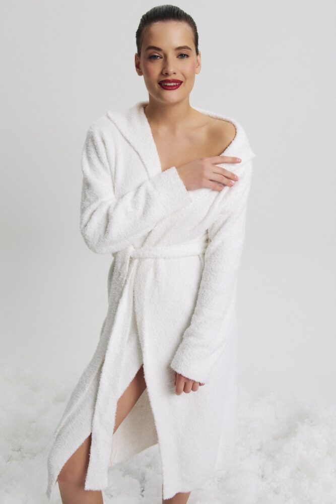 sku: KEYLA | Brand: Aruelle  | Size: XSmall Small Medium Large XLarge  | Colors: Белый  | Бренды Aruelle | Домашняя одежда Халаты | Title: Халат KEYLA