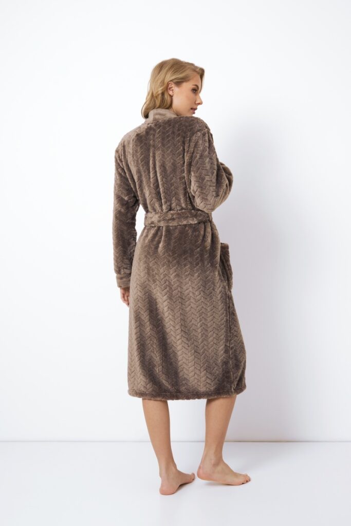 sku: MABLE | Brand: Aruelle  | Size: XSmall Small Medium Large XLarge XXLarge  | Colors: Коричневый  | Бренды Aruelle | Домашняя одежда Халаты | Title: Халат MABLE