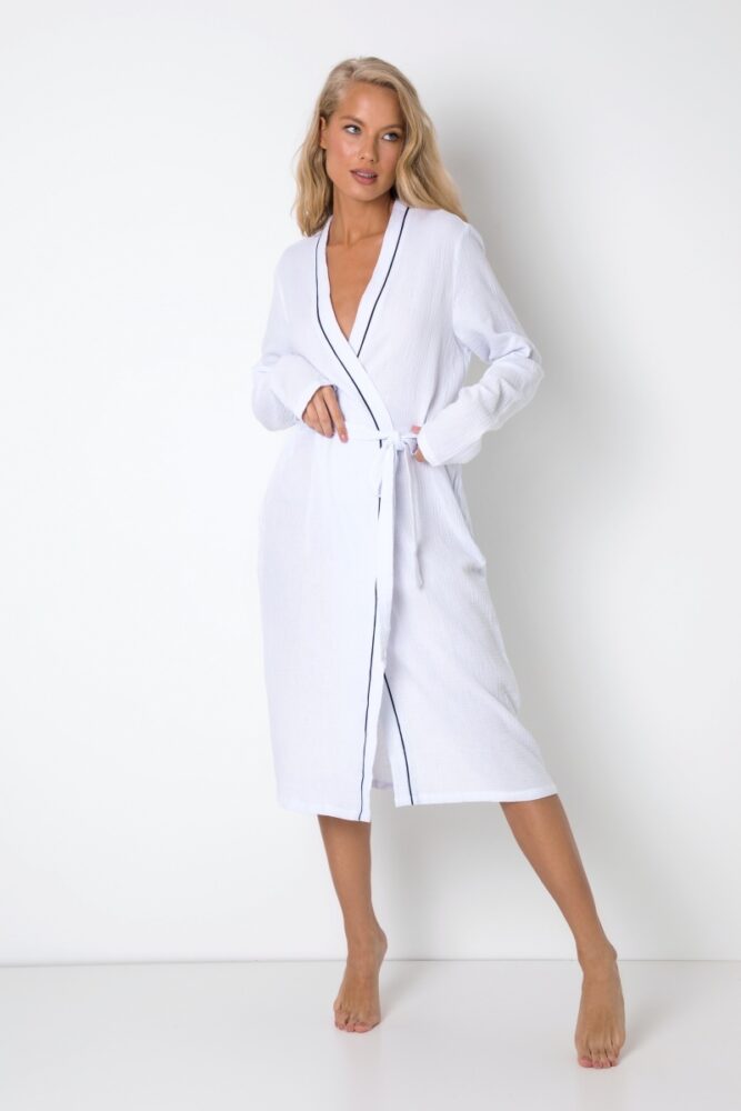 sku: MIRIAM WHITE | Brand: Aruelle  | Size: XSmall Small Medium Large XLarge XXLarge  | Colors: Белый  | Бренды Aruelle | Домашняя одежда Халаты | Title: Халат MIRIAM
