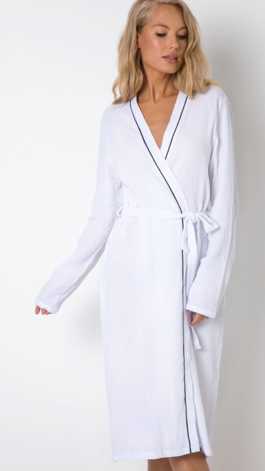 sku: MIRIAM WHITE | Brand: Aruelle  | Size: XSmall Small Medium Large XLarge XXLarge  | Colors: Белый  | Бренды Aruelle | Домашняя одежда Халаты | Title: Халат MIRIAM
