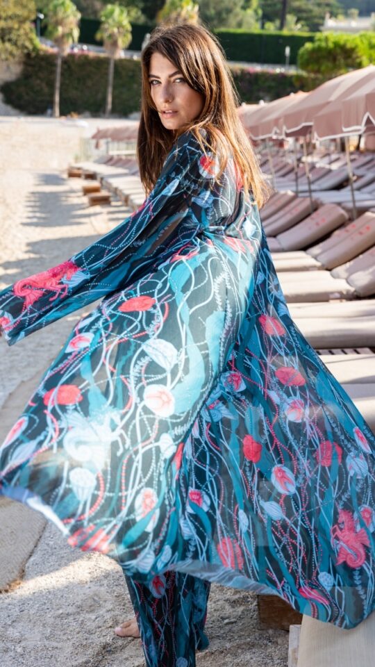 sku: 24003410 | Brand: RoDaSoleil  | Size: Onesize  | Colors: Цветной  | Бренды RoDaSoleil | Пляжная одежда | Title: Халат МОРСКИЕ ЕДИНОРОГИ