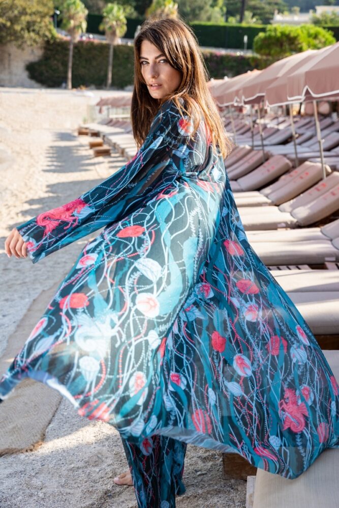 sku: 24003410 | Brand: RoDaSoleil  | Size: Onesize  | Colors: Цветной  | Бренды RoDaSoleil | Пляжная одежда | Title: Халат МОРСКИЕ ЕДИНОРОГИ