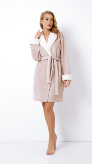 sku: NORA | Brand: Aruelle  | Size: XSmall Small Medium Large XLarge  | Colors: Бежевый  | Бренды Aruelle | Домашняя одежда Халаты | Title: Халат NORA