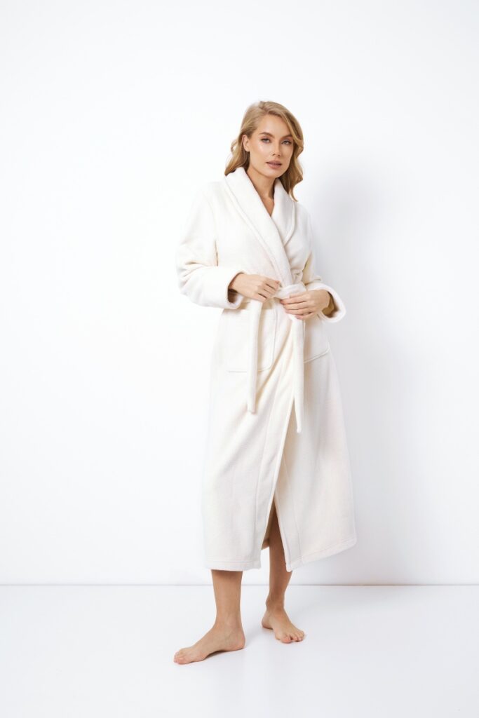 sku: TEODORA | Brand: Aruelle  | Size: XSmall Small Medium Large XLarge XXLarge  | Colors: Экрю  | Бренды Aruelle | Домашняя одежда Халаты | Title: Халат TEODORA
