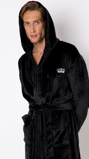 sku: WILLIAM | Brand: Aruelle  | Size: Medium Large XLarge XXLarge  | Colors: Черный  | Бренды Aruelle | Мужская домашняя одежда Халаты | Title: Халат WILLIAM