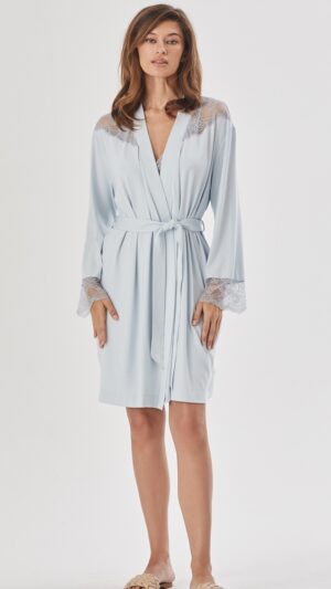 sku: 52060 | Brand: Laete  | Size: XSmall Small Medium Large XLarge XXLarge  | Colors: Голубой  | Бренды Laete | Домашняя одежда Халаты | Title: Халат