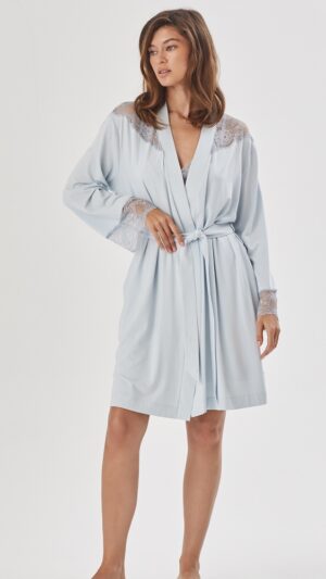 sku: 52060 | Brand: Laete  | Size: XSmall Small Medium Large XLarge XXLarge  | Colors: Голубой  | Бренды Laete | Домашняя одежда Халаты | Title: Халат