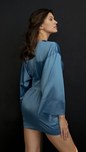 sku: 61918 | Brand: Laete  | Size: XL/2XL XS/S M/L  | Colors: Голубой  | Бренды Laete | Домашняя одежда Халаты | Title: Халат