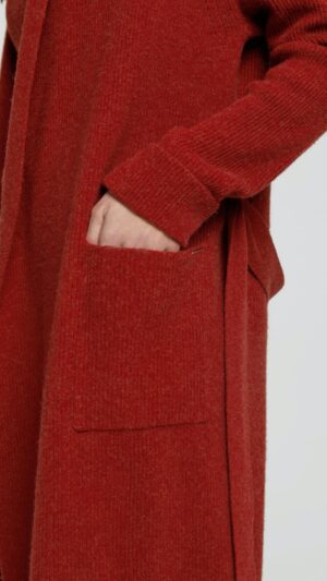 sku: W23-00CH0501 | Brand: Marc Andre  | Size: Small Medium Large  | Colors: Красный  | Бренды Marc&Andre | Кашемир Кардиганы | Title: Кардиган ELEGANT CONTUR