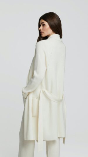 sku: W23-00CH0701 | Brand: Marc Andre  | Size: Small Medium Large  | Colors: Белый  | Бренды Marc&Andre | Кашемир Кардиганы | Title: Кардиган ELEGANT CONTUR