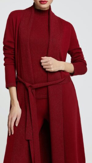 sku: W23-00CH1901 | Brand: Marc Andre  | Size: Small Medium Large  | Colors: Красный  | Бренды Marc&Andre | Кашемир Кардиганы | Title: Кардиган HIDDEN DIAMOND