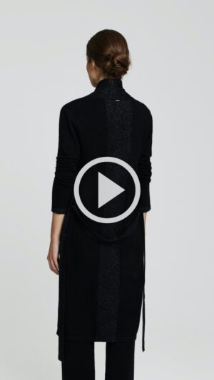 sku: W23-00CH2001 | Brand: Marc Andre  | Size: Small Medium Large  | Colors: Черный  | Бренды Marc&Andre | Кашемир Кардиганы | Title: Кардиган HIDDEN DIAMOND