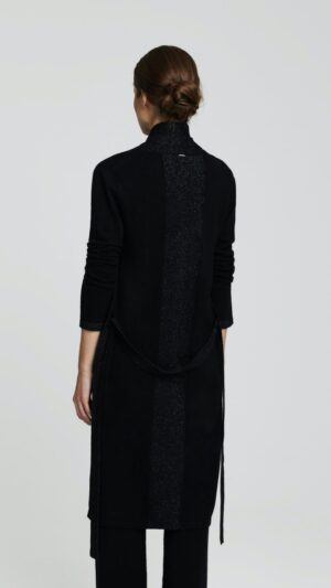 sku: W23-00CH2001 | Brand: Marc Andre  | Size: Small Medium Large  | Colors: Черный  | Бренды Marc&Andre | Кашемир Кардиганы | Title: Кардиган HIDDEN DIAMOND