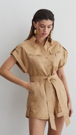 sku: 61859 | Brand: Laete  | Size: XSmall Small Medium Large XLarge  | Colors: Сиреневый Темный песок  | Бренды Laete | Пляжная одежда | Title: Комбинезон