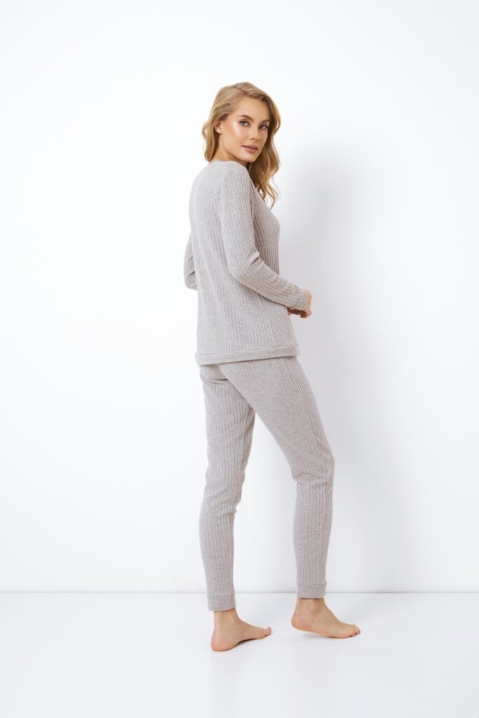 sku: DEVON SET | Brand: Aruelle  | Size: XSmall Small Medium Large XLarge  | Colors: Латте  | Бренды Aruelle | Домашняя одежда Костюмы | Title: Комплект с брюками DEVON