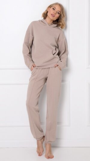 sku: KENNY BEIGE | Brand: Aruelle  | Size: XSmall Small Medium Large XLarge XXLarge  | Colors: Бежевый  | Бренды Aruelle | Домашняя одежда Костюмы | Title: Комплект с брюками KENNY BEIGE
