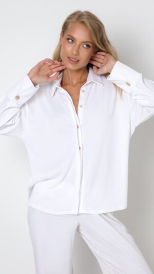 sku: SIMONE SET | Brand: Aruelle  | Size: XSmall Small Medium Large XLarge XXLarge  | Colors: Белый  | Бренды Aruelle | Домашняя одежда Костюмы | Title: Комплект с брюками SIMONE