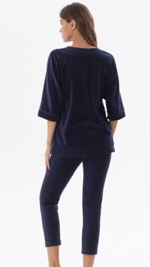 sku: 20464 | Brand: Laete  | Size: XSmall Small Medium Large XLarge XXLarge  | Colors: Кофейно-розовый Орех Темно-синий Темно-сиреневый  | Бренды Laete | Домашняя одежда Костюмы | Title: Костюм домашний