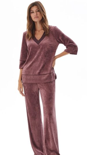 sku: 20458 | Brand: Laete  | Size: Small Medium Large XLarge XXLarge  | Colors: Какао  | Бренды Laete | Домашняя одежда Костюмы | Title: Костюм домашний
