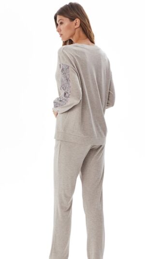 sku: 30537 | Brand: Laete  | Size: Small Medium Large XLarge XXLarge  | Colors: Бежево-коричневый  | Бренды Laete | Домашняя одежда Костюмы | Title: Костюм домашний
