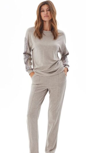 sku: 30537 | Brand: Laete  | Size: Small Medium Large XLarge XXLarge  | Colors: Бежево-коричневый  | Бренды Laete | Домашняя одежда Костюмы | Title: Костюм домашний