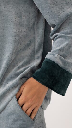 sku: 20409+20411 | Brand: Laete  | Size: XSmall Small Medium Large XLarge XXLarge  | Colors: Бежевый Нежно-зеленый  | Бренды Laete | Домашняя одежда Костюмы | Title: Костюм домашний