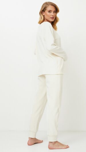 sku: NOOR | Brand: Aruelle  | Size: XSmall Small Medium Large XLarge  | Colors: Экрю  | Бренды Aruelle | Домашняя одежда Костюмы | Title: Костюм с брюками NOOR