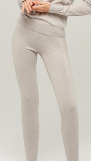 sku: W21-00SC111 | Brand: Marc Andre | Size: 36 38 40 42 44 | Colors: Серый | Бренды Marc&Andre | Кашемир Брюки | Title: Леггинсы SILK CASHMERE BLEND