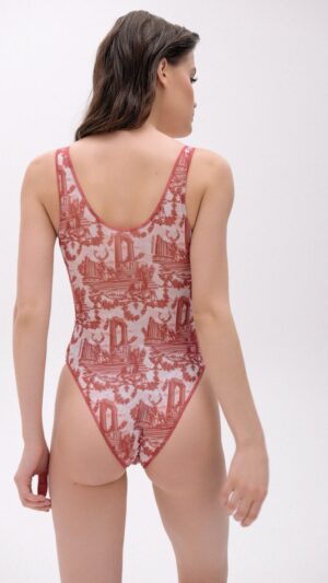 sku: 22004231 | Brand: Roda Soleil  | Size: XSmall Small Medium Large XLarge  | Colors: Красный  | Бренды RoDa Soleil | Купальники Слитные | Title: Монокини АНТИК