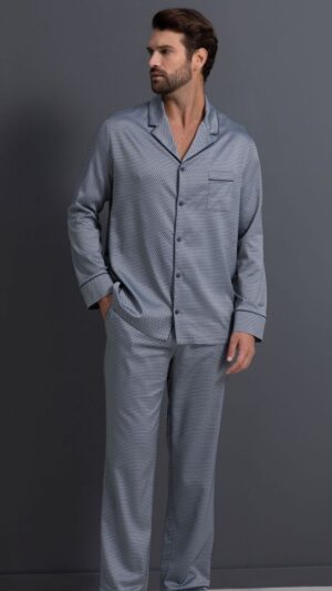 sku: 60546+60547 | Brand: Laete  | Size: Small Medium Large XLarge XXLarge 3XL 4XL  | Colors: Темно-синий  | Бренды Laete | Мужская домашняя одежда Пижамы | Title: Пижама