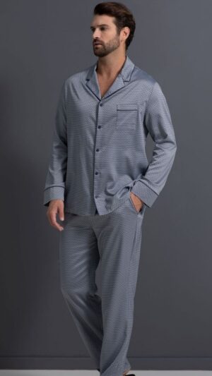 sku: 60546+60547 | Brand: Laete  | Size: Small Medium Large XLarge XXLarge 3XL 4XL  | Colors: Темно-синий  | Бренды Laete | Мужская домашняя одежда Пижамы | Title: Пижама