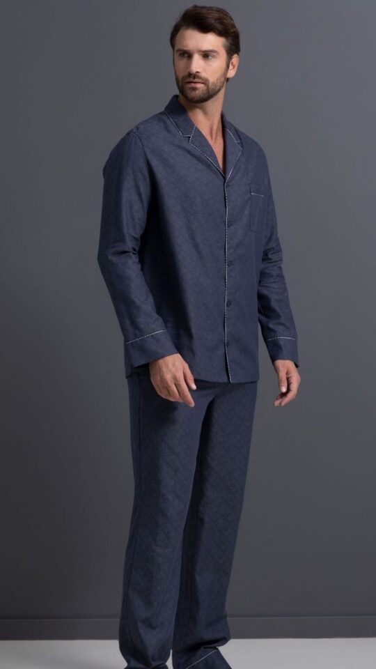 sku: 55367+55371 | Brand: Laete | Size: Small Medium Large XLarge XXLarge 3XL 4XL | Colors: Темно-синий | Бренды Laete | Мужская домашняя одежда Пижамы | Title: Пижама