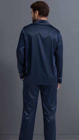 sku: 60541+60542 | Brand: Laete  | Size: Small Medium Large XLarge XXLarge 3XL 4XL  | Colors: Темно-синий  | Бренды Laete | Мужская домашняя одежда Пижамы | Title: Пижама