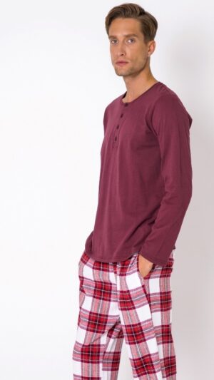sku: NATHAN | Brand: Aruelle  | Size: Small Medium Large XLarge XXLarge  | Colors: Белый/Красный  | Бренды Aruelle | Мужская домашняя одежда Пижамы | Title: Пижама NATHAN