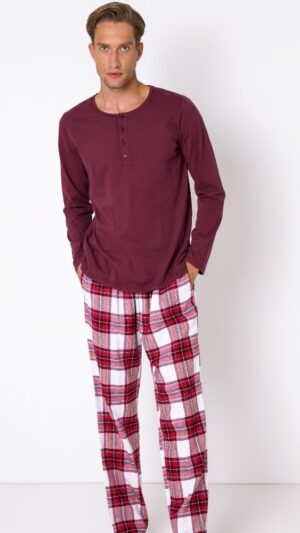 sku: NATHAN | Brand: Aruelle  | Size: Small Medium Large XLarge XXLarge  | Colors: Белый/Красный  | Бренды Aruelle | Мужская домашняя одежда Пижамы | Title: Пижама NATHAN