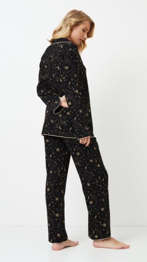sku: ALEXANDRA | Brand: Aruelle  | Size: XSmall Small Medium Large XLarge XXLarge  | Colors: Черный  | Бренды Aruelle | Домашняя одежда Пижамы | Title: Пижама с брюками ALEXANDRA
