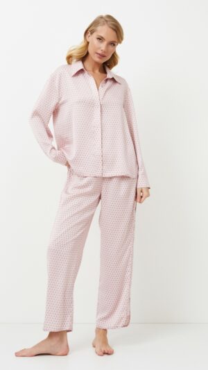 sku: AURELIA | Brand: Aruelle  | Size: XSmall Small Medium Large XLarge XXLarge  | Colors: Светло-Розовый  | Бренды Aruelle | Домашняя одежда Пижамы | Title: Пижама с брюками AURELIA