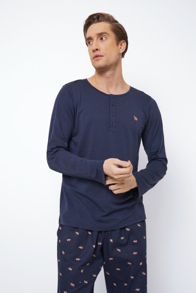 sku: BEN | Brand: Aruelle  | Size: Small Medium Large XLarge XXLarge  | Colors: Темно-синий  | Бренды Aruelle | Мужская коллекция Пижамы | Title: Пижама с брюками BEN