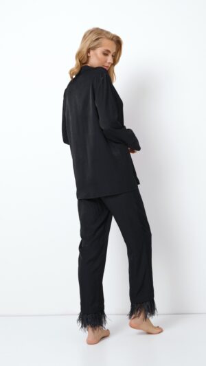 sku: BRIGITTE | Brand: Aruelle  | Size: XSmall Small Medium Large XLarge XXLarge  | Colors: Черный  | Бренды Aruelle | Домашняя одежда Пижамы | Title: Пижама с брюками BRIGITTE