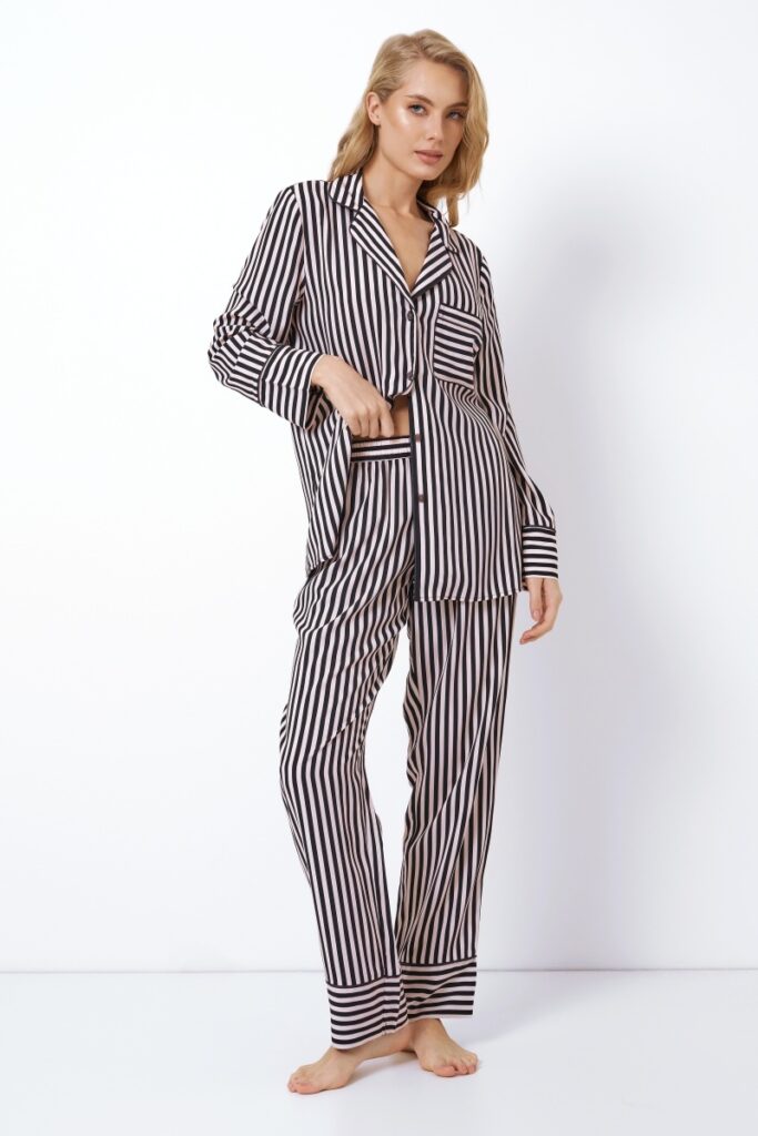sku: BRITTANY | Brand: Aruelle  | Size: XSmall Small Medium Large XLarge XXLarge  | Colors: Черный/Розовый  | Бренды Aruelle | Домашняя одежда Пижамы | Title: Пижама с брюками BRITTANY