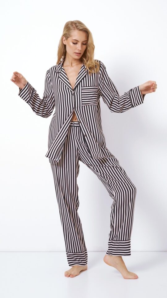 sku: BRITTANY | Brand: Aruelle  | Size: XSmall Small Medium Large XLarge XXLarge  | Colors: Черный/Розовый  | Бренды Aruelle | Домашняя одежда Пижамы | Title: Пижама с брюками BRITTANY