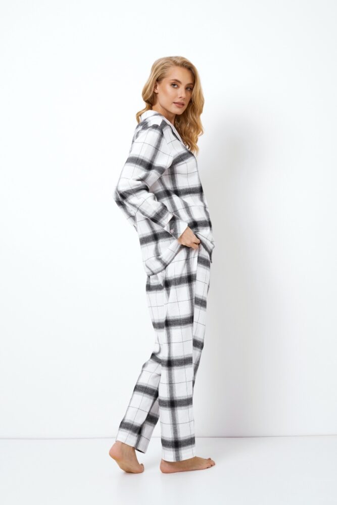 sku: CATALINA | Brand: Aruelle  | Size: XSmall Small Medium Large XLarge XXLarge  | Colors: Серый/Белый  | Бренды Aruelle | Домашняя одежда Пижамы | Title: Пижама с брюками CATALINA