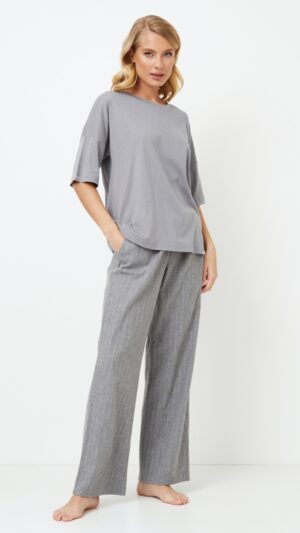 sku: CORY | Brand: Aruelle  | Size: XSmall Small Medium Large XLarge XXLarge  | Colors: Серый  | Бренды Aruelle | Домашняя одежда Пижамы | Title: Пижама с брюками CORY