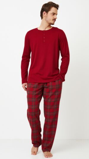 sku: HARRY | Brand: Aruelle | Size: Small Medium Large XLarge XXLarge | Colors: Бургундское вино | Бренды Aruelle | Мужская коллекция Пижамы | Title: Пижама с брюками HARRY