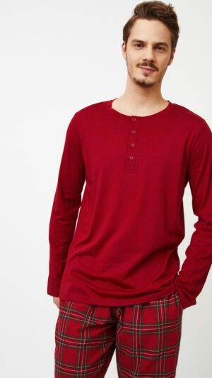 sku: HARRY | Brand: Aruelle | Size: Small Medium Large XLarge XXLarge | Colors: Бургундское вино | Бренды Aruelle | Мужская коллекция Пижамы | Title: Пижама с брюками HARRY