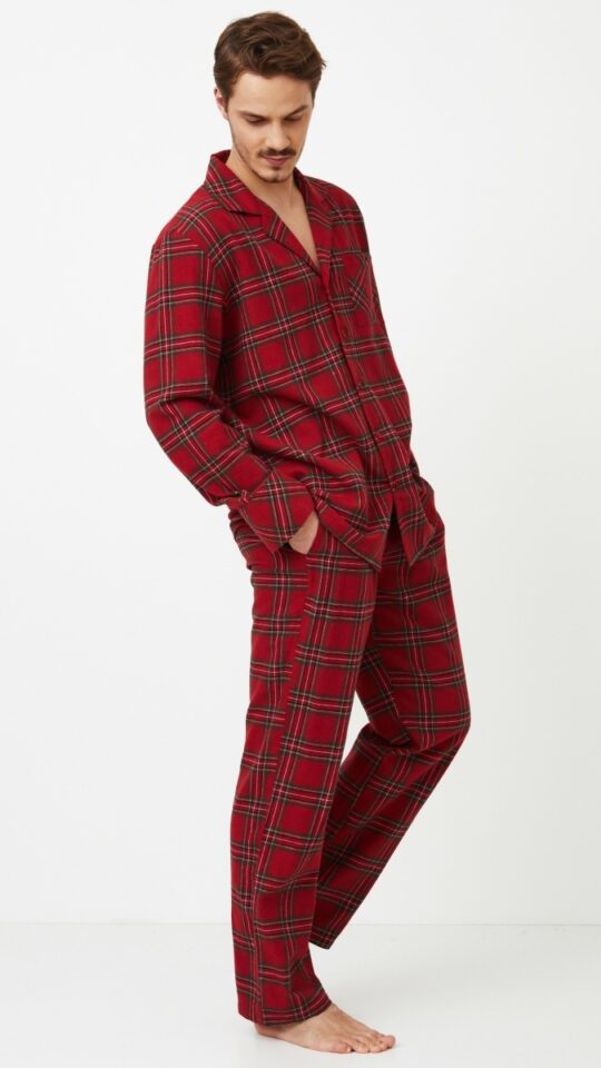 sku: HENDRIX | Brand: Aruelle  | Size: Small Medium Large XLarge XXLarge  | Colors: Бургундское вино  | Бренды Aruelle | Мужская коллекция Пижамы | Title: Пижама с брюками HENDRIX