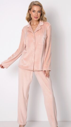 sku: IVY | Brand: Aruelle  | Size: XSmall Small Medium Large XLarge XXLarge  | Colors: Персиковый  | Бренды Aruelle | Домашняя одежда Пижамы | Title: Пижама с брюками IVY